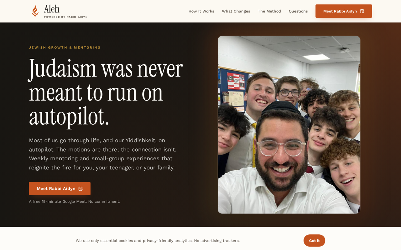 Aleh live site preview