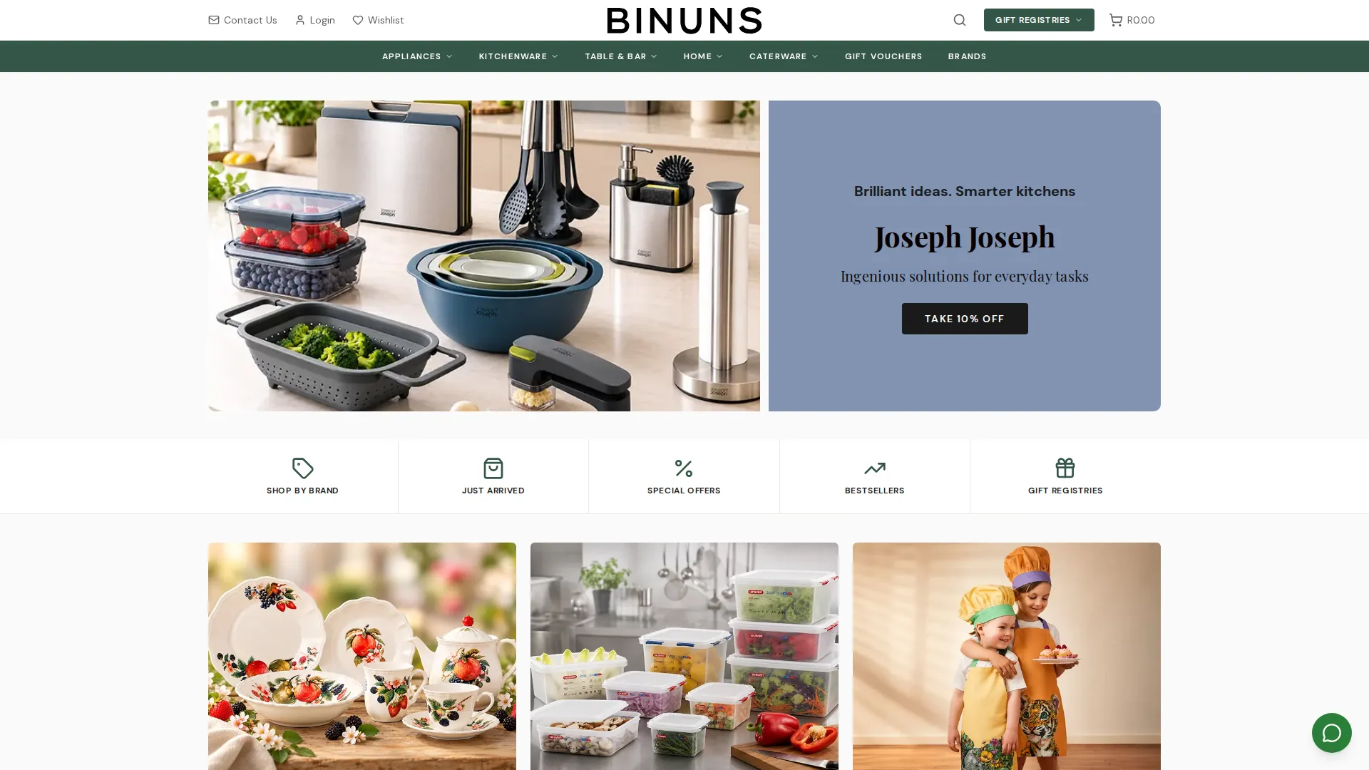 Binuns storefront