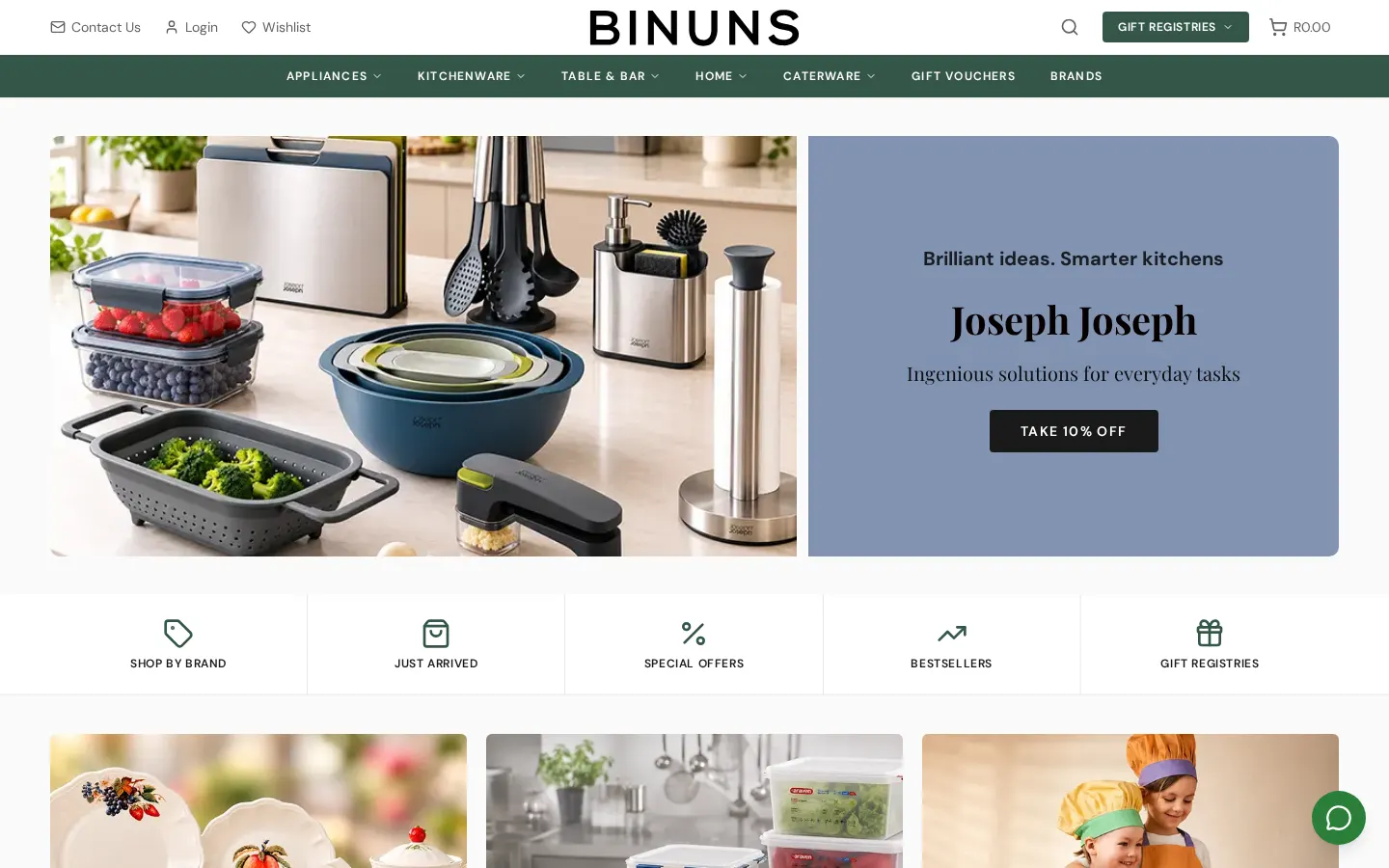 Binuns storefront