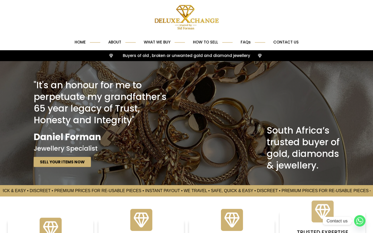 DeluxeXchange live site preview