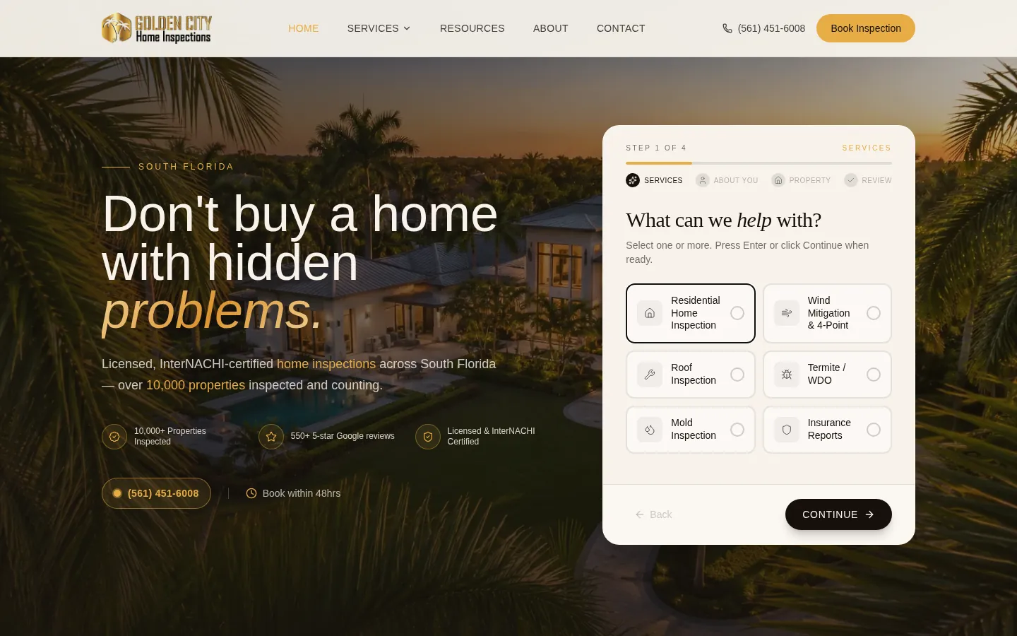 Golden City Home Inspections storefront