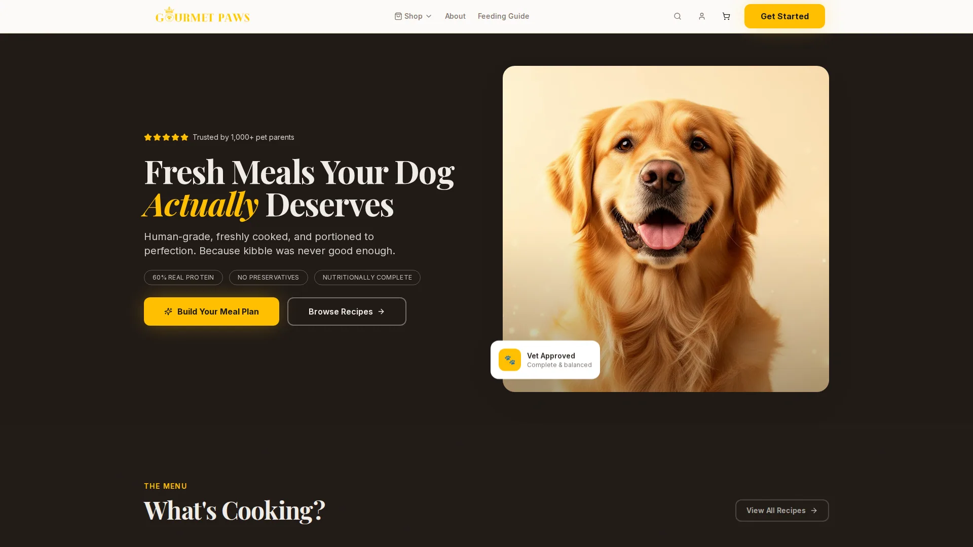 Gourmet Paws storefront