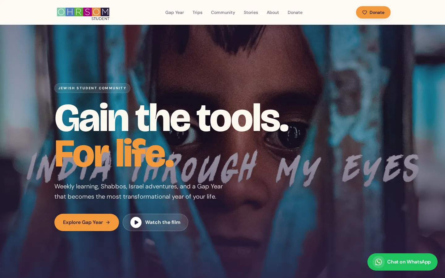 Ohrsom Student live site preview