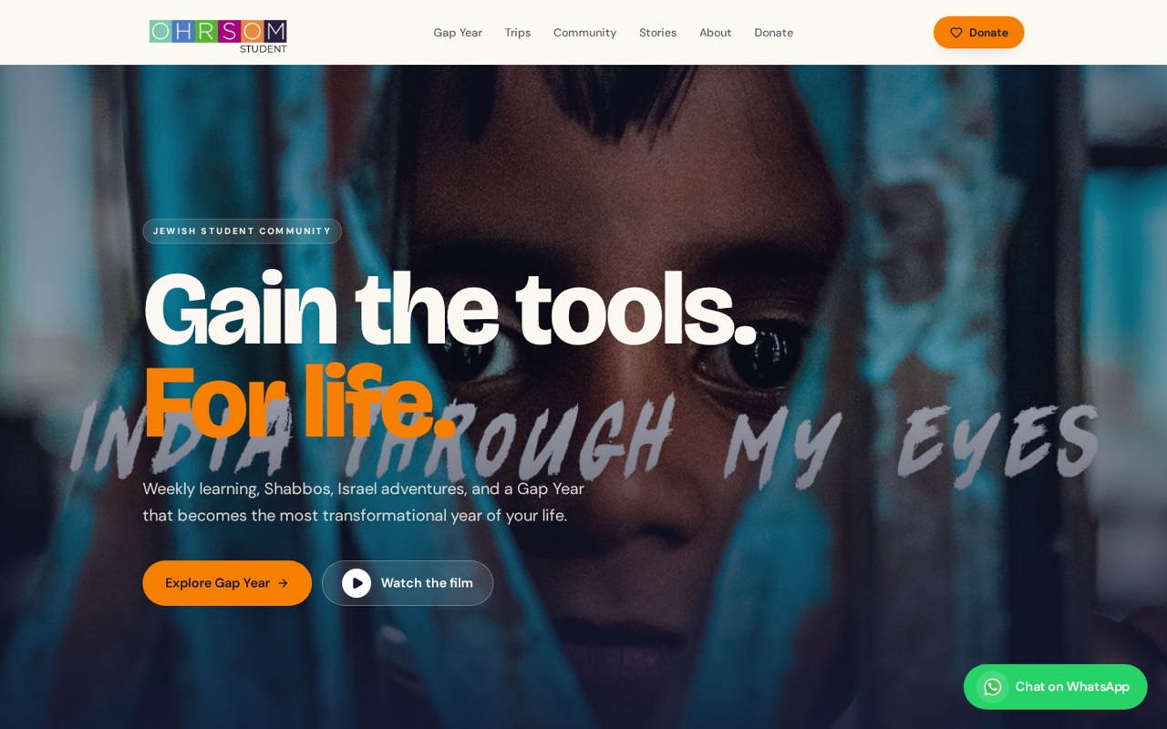 Ohrsom Student live site preview